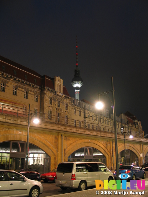25317 Fernsehturm Berlin (TV Tower) at night